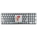 Клавиатура для HP 17-f Серебро с подсветкой p/n: V140646BS1 765806-251 AEY14U0001052100IE