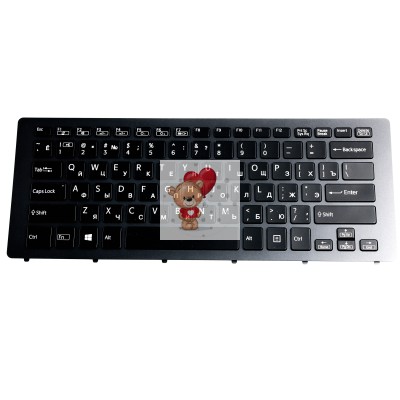 Клавиатура для ноутбука Sony SVF15N Черная p/n: 149264921US, AEFI3U000103A, 9Z.NABBQ.701