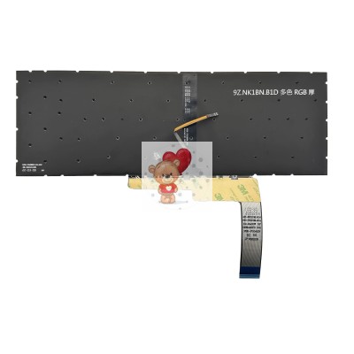 Клавиатура для MSI Crosshair 15 (B12Ux) p/n: 9Z.NK20M.A1D, AE09U018, NSK-FGABN