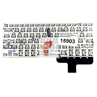 Клавиатура для Asus UX301 p/n: 0KN0-QD1RU13, 0KNB0-362ARU00, NSK-UQ80R, 9Z.N8JBU.80R Клавиатура для Asus UX301 p/n: 0KN0-QD1RU13, 0KNB0-362ARU00, NSK-UQ80R, 9Z.N8JBU.80R