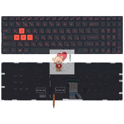 Клавиатура для Asus GL702VS p/n: 90NB0CQ1-R31RU0