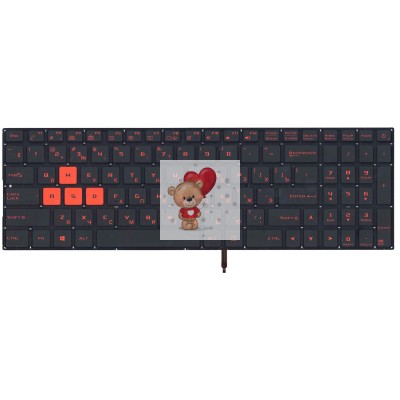 Клавиатура для Asus GL702VI p/n: 90NB0CQ1-R31RU0 Клавиатура для Asus GL702VI p/n: 90NB0CQ1-R31RU0