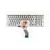 Клавиатура для HP 15-ab 17-g Золото с подсветкой p/n: 809031-251