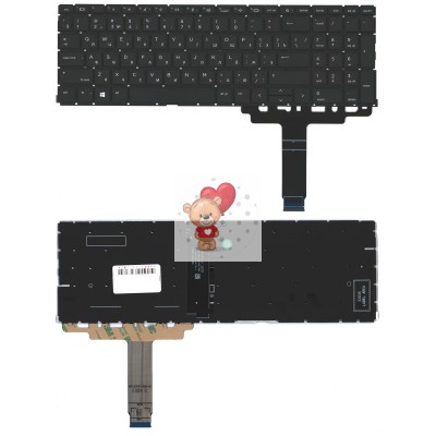 Клавиатура для HP Probook 450 G8 с подсветкой p/n: 2B-ABU07O100 M21741-251