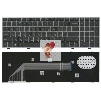 Клавиатура для HP Probook 4540s серая рамка p/n: 676504-251, 677045-251, 684632-251 701485-251