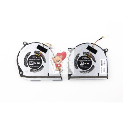 Вентилятор/Кулер для ноутбука HP 15-DR CPU+GPU ORG p/n: L53541-001, L53542-001 Вентилятор/Кулер для ноутбука HP 15-DR CPU+GPU ORG p/n: L53541-001, L53542-001