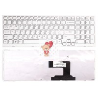Клавиатура для ноутбука Sony VPC-EL Белая p/n: 148969261, 9Z.N5CSW.B0R, 6431486, 904MQ07, 148969211