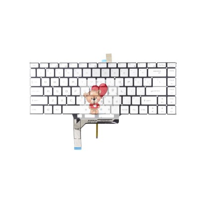 Клавиатура для MSI PS42 Серебро с подсветкой p/n: NSK-FDABN, 9Z.NEVBN.A1N Клавиатура для MSI PS42 Серебро с подсветкой p/n: NSK-FDABN, 9Z.NEVBN.A1N