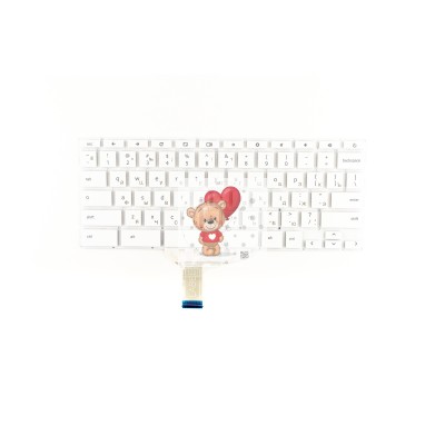 Клавиатура для HP Chromebook 14A-NA Белая