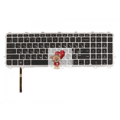 Клавиатура для HP 17-j000 c рамкой подсветка p/n: 711505-251, 720244-251