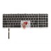 Клавиатура для HP 17-j000 c рамкой подсветка p/n: 711505-251, 720244-251