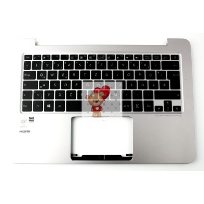Клавиатура для Asus UX305FA TopCase English Серебро p/n: 90NB0AB5-R31ND0 Клавиатура для Asus UX305FA TopCase English Серебро p/n: 90NB0AB5-R31ND0
