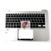 Клавиатура для Asus UX305FA TopCase English Серебро p/n: 90NB0AB5-R31ND0