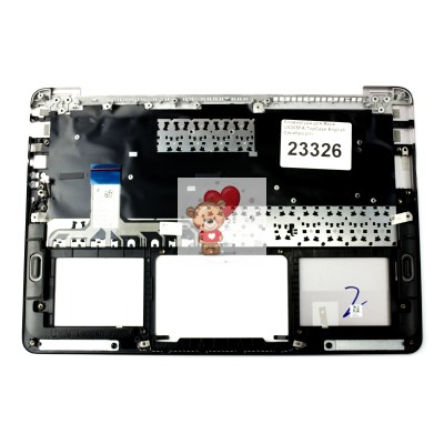 Клавиатура для Asus UX305FA TopCase English Серебро p/n: 90NB0AB5-R31ND0