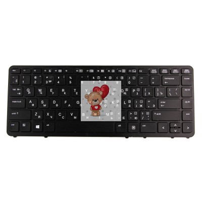 Клавиатура для HP Probook 840 G1 без подсветки p/n: NSK-CP2BV, 9Z.N9JBV.20R, 6037B0085601 Клавиатура для HP Probook 840 G1 без подсветки p/n: NSK-CP2BV, 9Z.N9JBV.20R, 6037B0085601