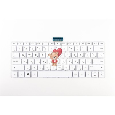 Клавиатура для HP Pavilion x360 11-K Белая p/n: HPM14K33SU-698 PK131U41A05