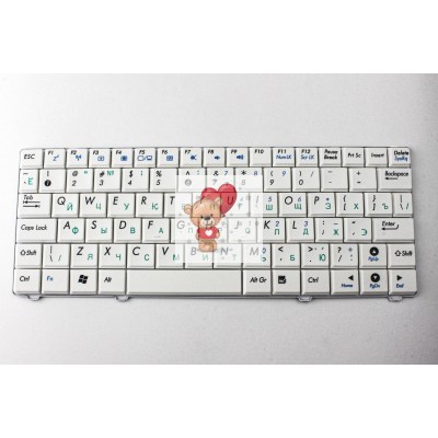 Клавиатура для Asus Eee PC S101 Белая p/n: V100462BS1 RU, 0KNA-094RU01