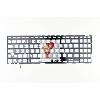 Клавиатура для ноутбука Asus UX533F Темно-синяя с белой подсветкой p/n: SN2580BL2 0KNB0-563PRU99