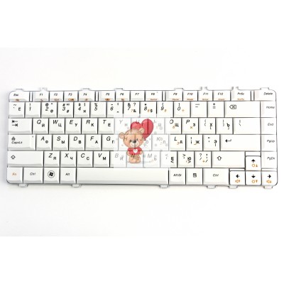 Клавиатура для ноутбука Lenovo Y450 Белая р/n: 25-008291, V-10120AS1-RU, 25-008389 Клавиатура для ноутбука Lenovo Y450 Белая р/n: 25-008291, V-10120AS1-RU, 25-008389