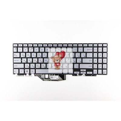 Клавиатура для Asus UX562F Серебро с подсветкой p/n: SN2582BL1SG 0KN1-752US16 0KNB0-563HUS00 Клавиатура для Asus UX562F Серебро с подсветкой p/n: SN2582BL1SG 0KN1-752US16 0KNB0-563HUS00