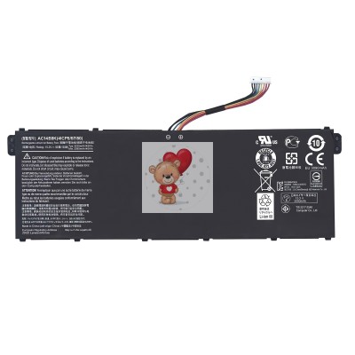 Аккумулятор для ноутбука Acer 731/Acer ES1-571 A517-51P/Acer 771/Acer Aspire E3-111/Acer Aspire E3-112/Acer Aspire E3-112M/Acer Aspire ES1-511/Acer Aspire ES1-512/Acer Aspire V3-111/Acer Aspire V3-111P/Acer Aspire V5-122/Acer Aspire V5-122P/Acer Aspire V5-132/Acer Aspire V5-132P/Acer Chromebook 11 CB3-111/Acer ES1-311/Acer Chromebook 13 CB5-311/Acer TravelMate B115-M/Acer E5-721/Acer R7-371T/Acer ES1-531/Acer ES1-532/Acer ES1-533/Acer ES1-524/Acer ES1-523/Acer ES1-732/Acer ES1-422/Acer E5-771/Acer R5-471 EX2519 R3/Acer R3-131T R5/Acer R5 R5-371T R5-471T R5-571T ES1-572/Acer E5 ES1 E3-111 E3-721 E5-771 E5-771G ES1-311 ES1-711 TMP259/Acer A515/Acer a615/Acer A517/Acer CB3-511 CB3-531 SF314 AN515 CB5-571 CB3-111 R7-372T A717 V3-372 EX2540 Predator Helios 300 PH317-51/Acer EUN314-51W A515-55 A514-53 A515-53KG (15.2V 3180mAh) p/n: 3ICP5/57/80; AC14B13J; AC14B8K; KT.0040G.004; KT0030G.004 Аккумулятор для ноутбука Acer 731/Acer ES1-571 A517-51P/Acer 771/Acer Aspire E3-111/Acer Aspire E3-112/Acer Aspire E3-112M/Acer Aspire ES1-511/Acer Aspire ES1-512/Acer Aspire V3-111/Acer Aspire V3-111P/Acer Aspire V5-122/Acer Aspire V5-122P/Acer Aspire V5-132/Acer Aspire V5-132P/Acer Chromebook 11 CB3-111/Acer ES1-311/Acer Chromebook 13 CB5-311/Acer TravelMate B115-M/Acer E5-721/Acer R7-371T/Acer ES1-531/Acer ES1-532/Acer ES1-533/Acer ES1-524/Acer ES1-523/Acer ES1-732/Acer ES1-422/Acer E5-771/Acer R5-471 EX2519 R3/Acer R3-131T R5/Acer R5 R5-371T R5-471T R5-571T ES1-572/Acer E5 ES1 E3-111 E3-721 E5-771 E5-771G ES1-311 ES1-711 TMP259/Acer A515/Acer a615/Acer A517/Acer CB3-511 CB3-531 SF314 AN515 CB5-571 CB3-111 R7-372T A717 V3-372 EX2540 Predator Helios 300 PH317-51/Acer EUN314-51W A515-55 A514-53 A515-53KG (15.2V 3180mAh) p/n: 3ICP5/57/80; AC14B13J; AC14B8K; KT.0040G.004; KT0030G.004