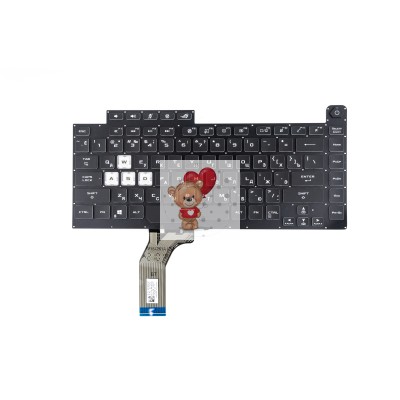 Клавиатура для Asus G531GW с подсветкой p/n: 6037B0203301 0KNR0-461NUS00 V184226LS1