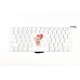 Клавиатура для Apple A1342 Белая горизонтальный Enter Ver.2