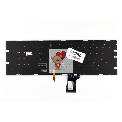 Клавиатура для Asus GL702 с фиолетовой подсветкой p/n: 0KNB0-662UUS00, 0KN0-TD3US13