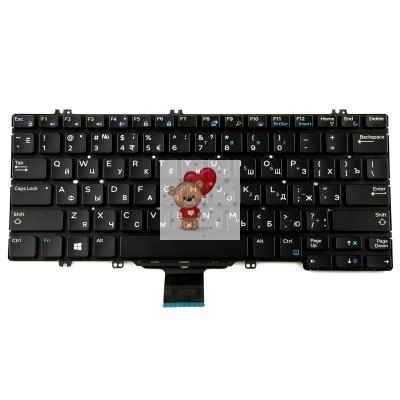 Клавиатура для ноутбука Dell 5280 без подсветки p/n: PK131S53B01, DLM16C8, DLM16C83U4J698