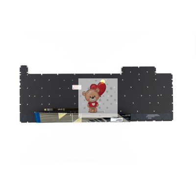 Клавиатура для Asus FX517ZC с подсветкой Черная p/n: 90NR09F1-R31RU0