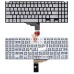 Клавиатура для Asus X512DA Серебро с подсветкой
