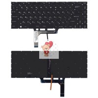 Клавиатура для MSI GF65 с подсветкой p/n: NSK-FDABN.1D 9Z.NK1BN.C1D Клавиатура для MSI GF65 с подсветкой p/n: NSK-FDABN.1D 9Z.NK1BN.C1D