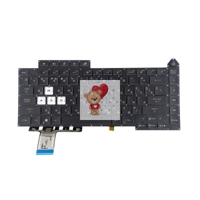 Клавиатура для Asus G513QE с подсветкой p/n: 90NR05I1-M01570