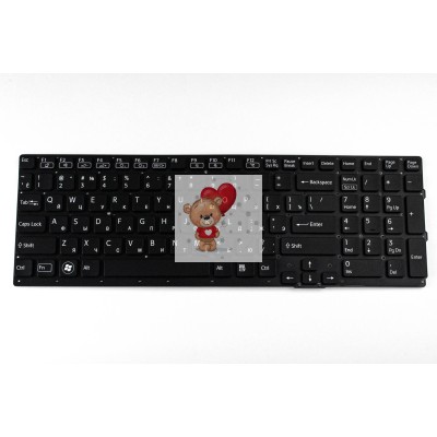 Клавиатура для ноутбука Sony VPC-SE Черная без подсветки p/n: 148986151, 9Z.N6CBF.20R, NSK-SE2BF