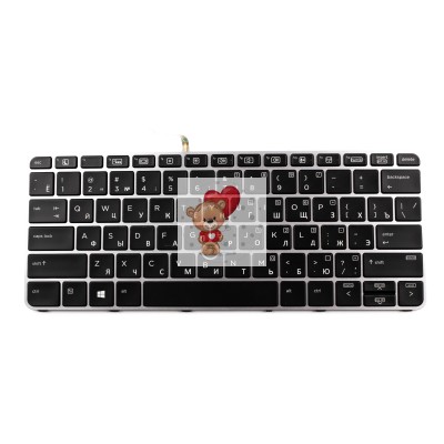 Клавиатура для HP 820 G4 с подсветкой p/n: 826630-001, HPM14N3, 6037B0113601 Клавиатура для HP 820 G4 с подсветкой p/n: 826630-001, HPM14N3, 6037B0113601