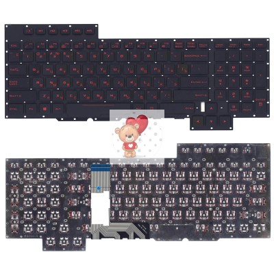 Клавиатура для Asus GX700 p/n: V153162AK1-UK 0KN0-SD1UK11 Клавиатура для Asus GX700 p/n: V153162AK1-UK 0KN0-SD1UK11