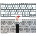 Клавиатура для ноутбука Sony SVE14A Белая с голубым p/n: 9Z.N6BBF.D0R, 149115111RU, 9Z.N6BBF.R0
