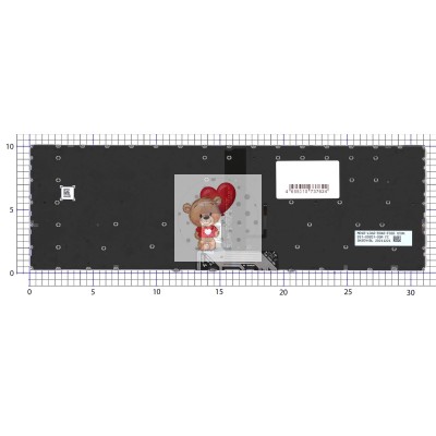 Клавиатура для Asus UX425JA Черная с подсветкой