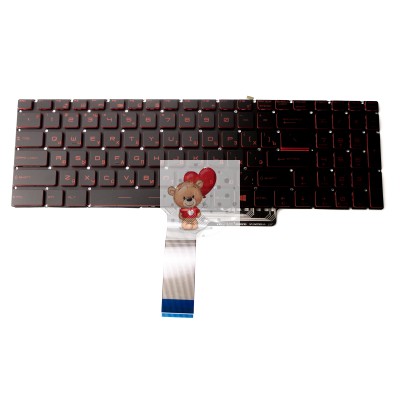 Клавиатура для MSI GE62 с красной подсветкой p/n: V143422GK1, S1N-3ERU2U1-SA0