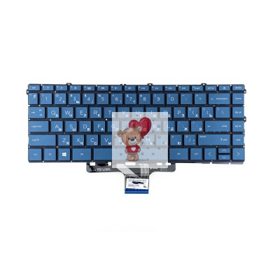 Клавиатура для HP 14-DV синяя с подсветкой p/n: 831-00822-00A Клавиатура для HP 14-DV синяя с подсветкой p/n: 831-00822-00A