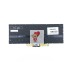 Клавиатура для HP 14-DW синяя с подсветкой p/n: 831-00822-00A