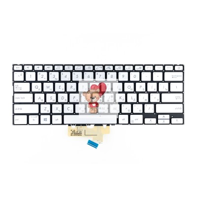 Клавиатура для Asus X432FA Серебро p/n: 0KNB0-262RSP00 0KNB0-262RUS00 Клавиатура для Asus X432FA Серебро p/n: 0KNB0-262RSP00 0KNB0-262RUS00