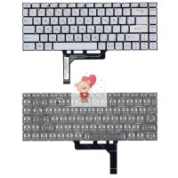 Клавиатура для MSI GF63 Серебро с подсветкой p/n: NSK-FDABN