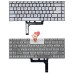 Клавиатура для MSI GF65 Серебро с подсветкой p/n: NSK-FDABN