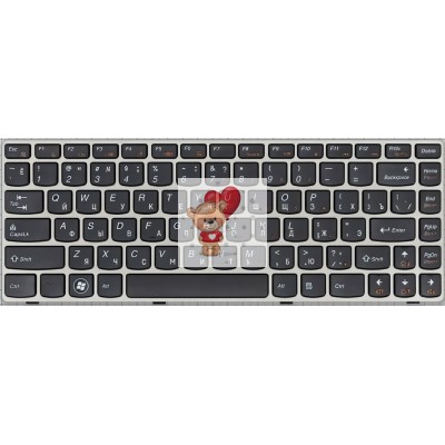 Клавиатура для ноутбука Lenovo Z360 p/n: 25-010743, 25010743, Z360-RU, V-116920BS1-RU, 25-010707 Клавиатура для ноутбука Lenovo Z360 p/n: 25-010743, 25010743, Z360-RU, V-116920BS1-RU, 25-010707