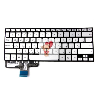 Клавиатура для Asus UX301L Серебро без подсветки p/n: 0KN0-QD1RU13, 0KNB0-362ARU00, NSK-UQ80R Клавиатура для Asus UX301L Серебро без подсветки p/n: 0KN0-QD1RU13, 0KNB0-362ARU00, NSK-UQ80R