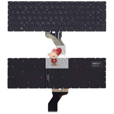 Клавиатура для HP 16-a с подсветкой Клавиатура для HP 16-a с подсветкой