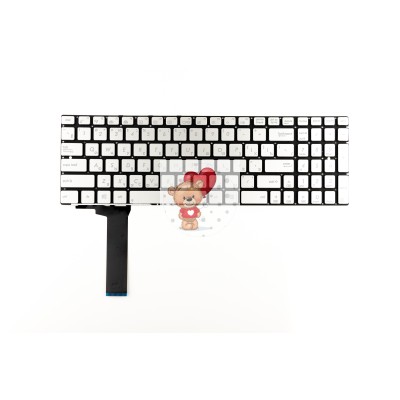 Клавиатура для Asus N750J Сеpебро с подсветкой p/n: NSK-UPN0R 9Z.N8BBU.L0R, 0KN0-N43RU13 Клавиатура для Asus N750J Сеpебро с подсветкой p/n: NSK-UPN0R 9Z.N8BBU.L0R, 0KN0-N43RU13