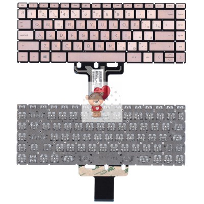 Клавиатура для HP 14-CD X360 Золотистая с подсветкой p/n: SG-93280-XFA Клавиатура для HP 14-CD X360 Золотистая с подсветкой p/n: SG-93280-XFA