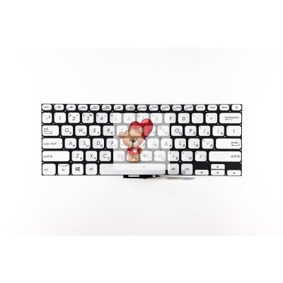 Клавиатура для Asus S13 S330FA серебристая с подсветкой p/n: 9Z.NFHBU.00R 0KNB0-1625RU00 Клавиатура для Asus S13 S330FA серебристая с подсветкой p/n: 9Z.NFHBU.00R 0KNB0-1625RU00